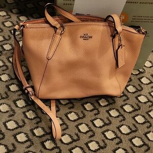 Coach Blush Leather Shoulder Bag